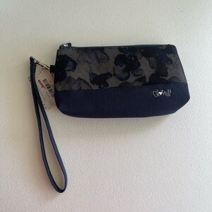 Glove it nwt blue floral wristlet